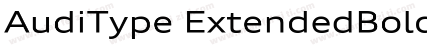 AudiType ExtendedBold字体转换